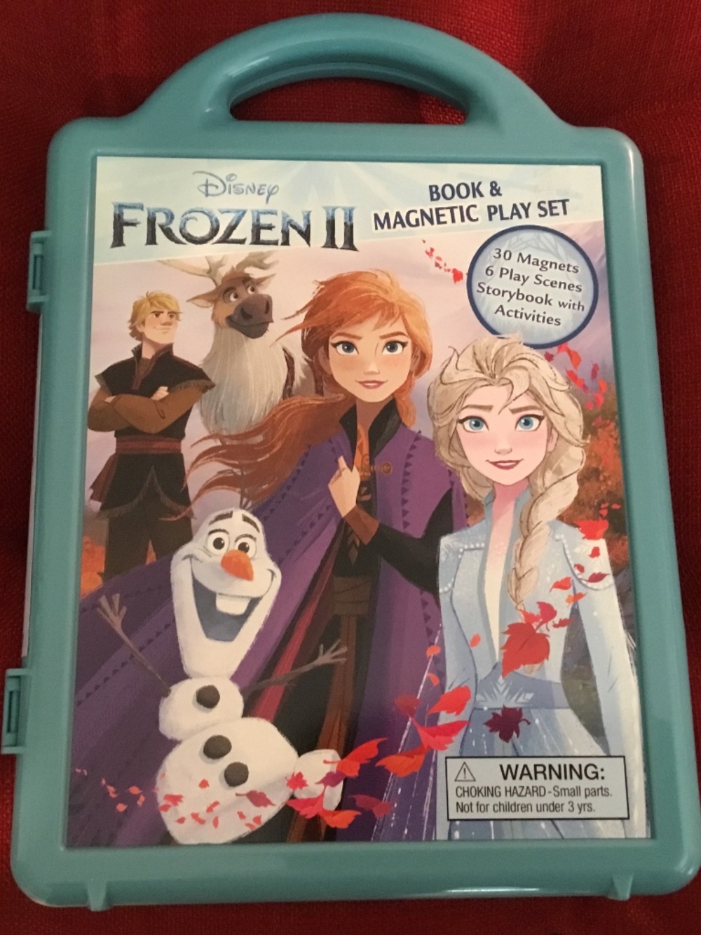 Disney FrozenII Book and Magnetic Play Set